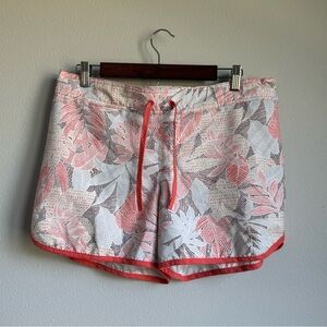 Columbia Pink and Gray Women's Athletic Shorts